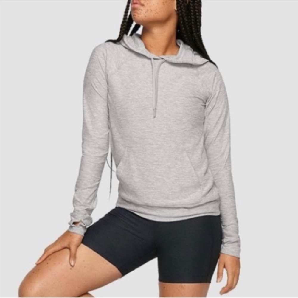 Outdoor Voices CloudKnit Women's Pullover Hoodie in Dove